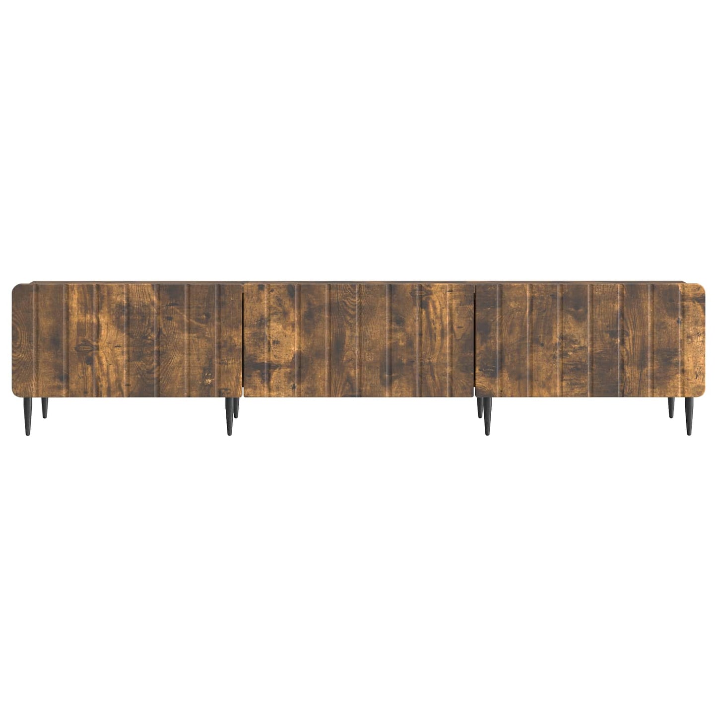 vidaXL TV Cabinet Smoked Oak 147 x 34.5 x 32 cm Engineered Wood