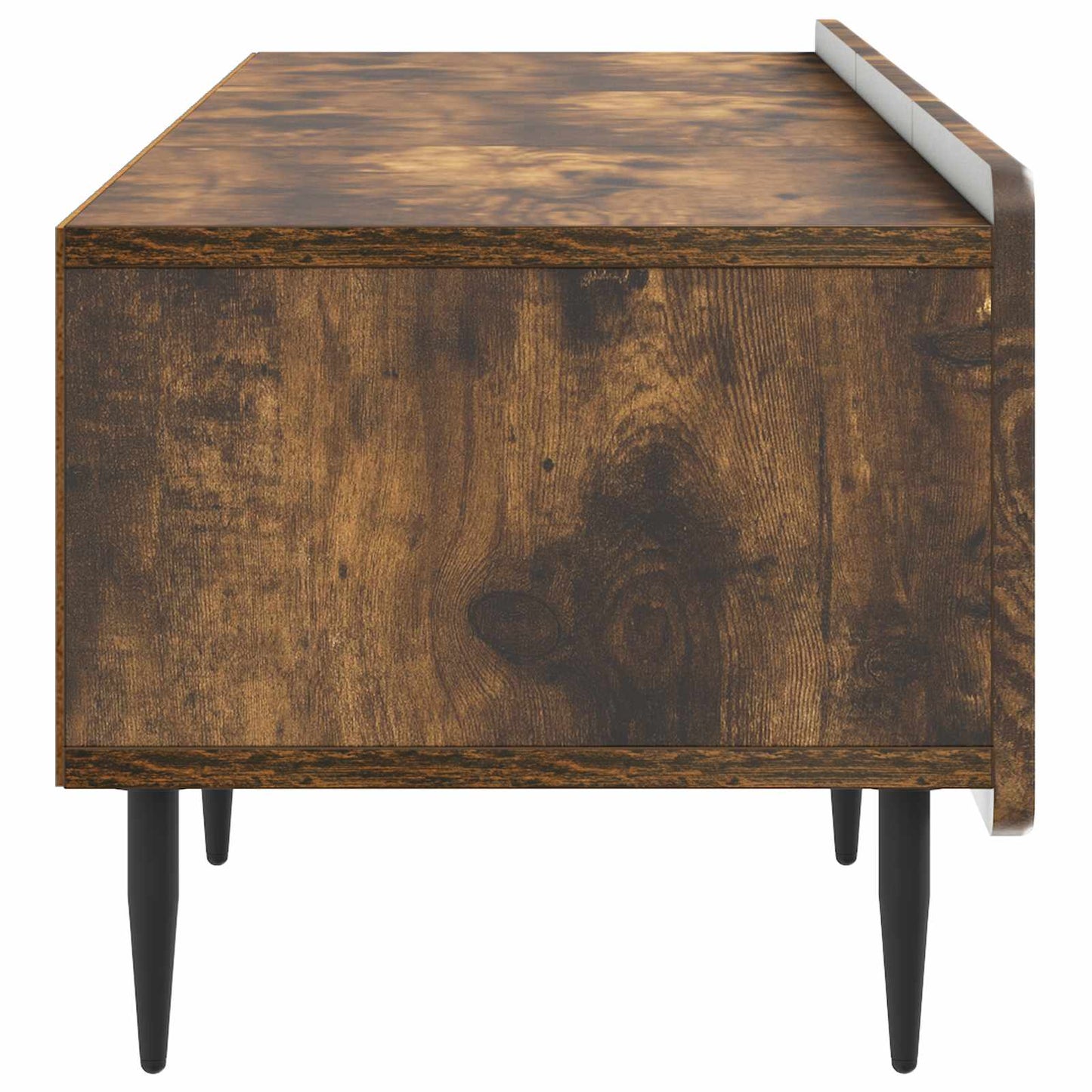 vidaXL TV Cabinet Smoked Oak 147 x 34.5 x 32 cm Engineered Wood