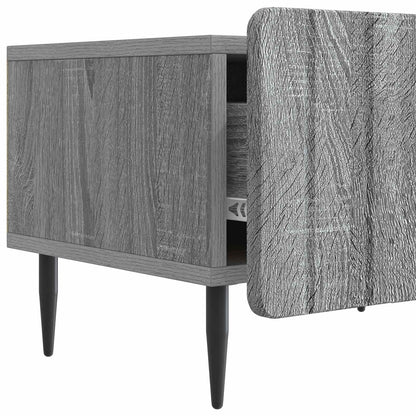 vidaXL TV Cabinet Grey Sonoma 147 x 34.5 x 32 cm Engineered Wood