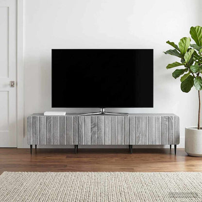 vidaXL TV Cabinet Grey Sonoma 147 x 34.5 x 32 cm Engineered Wood