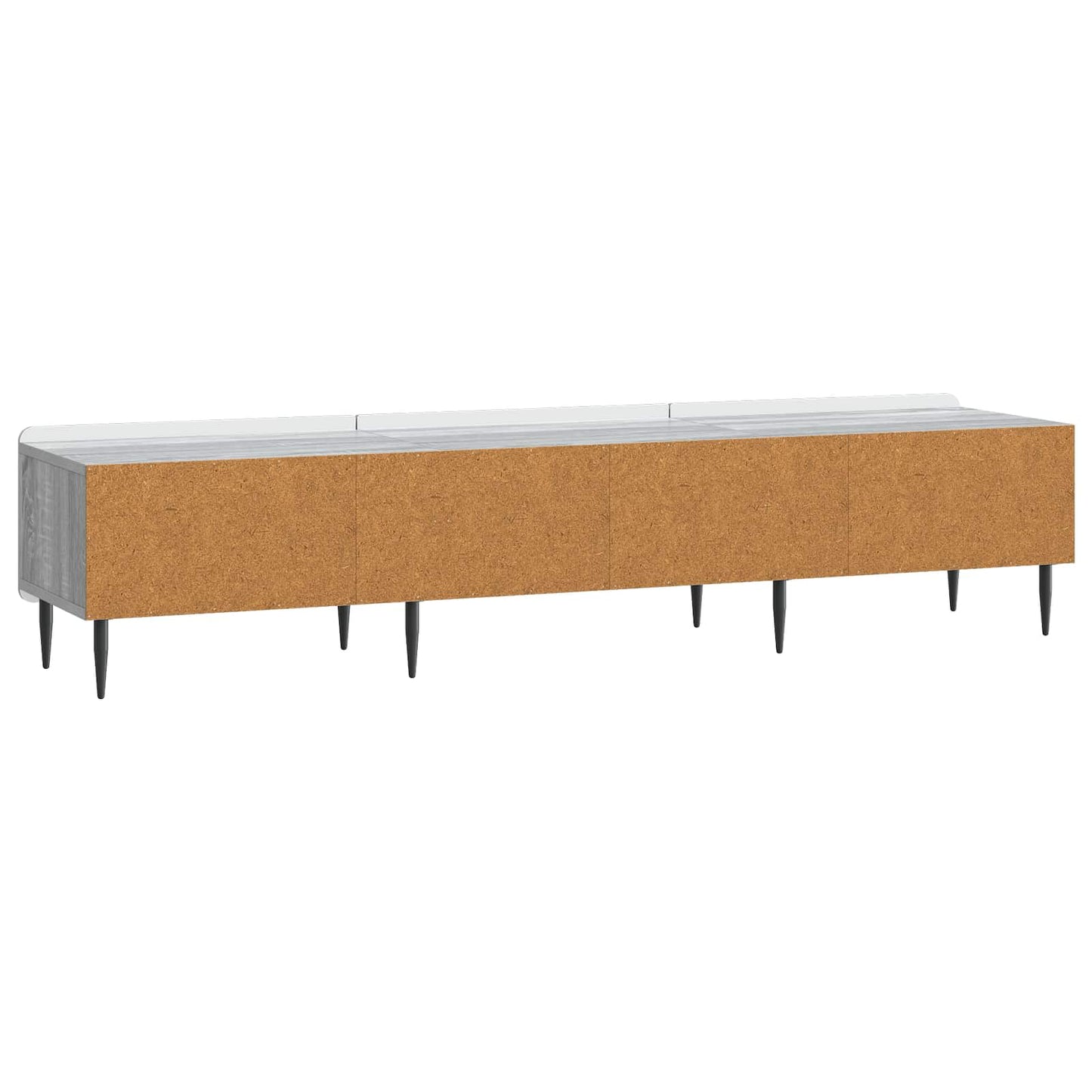 vidaXL TV Cabinet Grey Sonoma 147 x 34.5 x 32 cm Engineered Wood