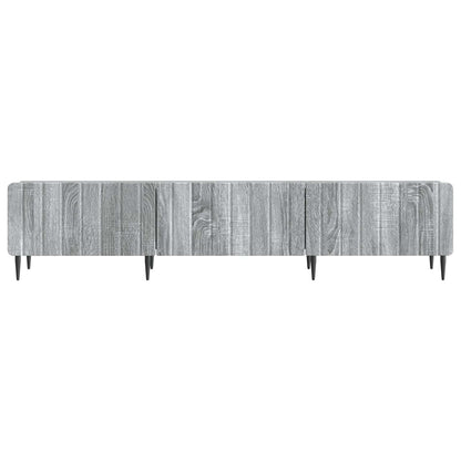 vidaXL TV Cabinet Grey Sonoma 147 x 34.5 x 32 cm Engineered Wood