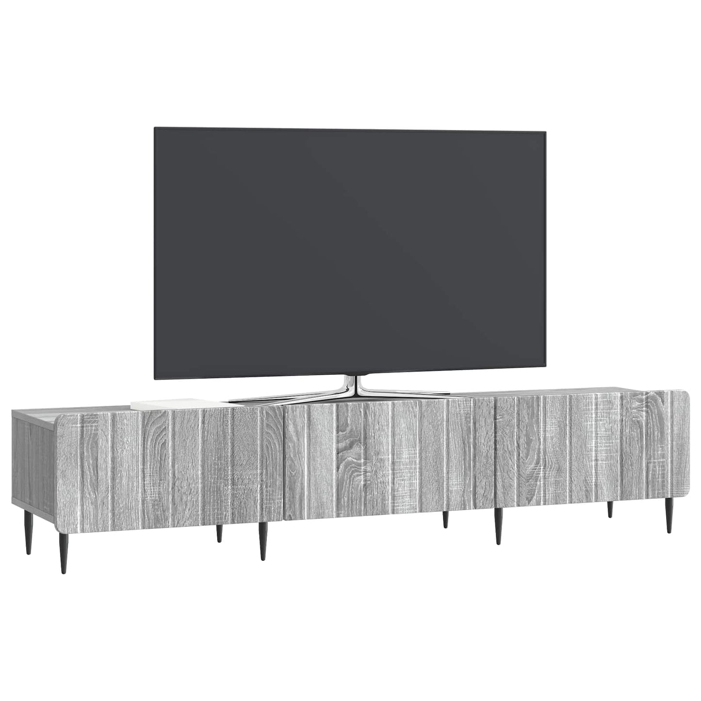 vidaXL TV Cabinet Grey Sonoma 147 x 34.5 x 32 cm Engineered Wood