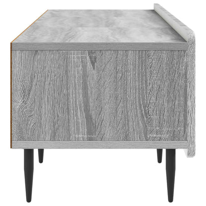 vidaXL TV Cabinet Grey Sonoma 147 x 34.5 x 32 cm Engineered Wood