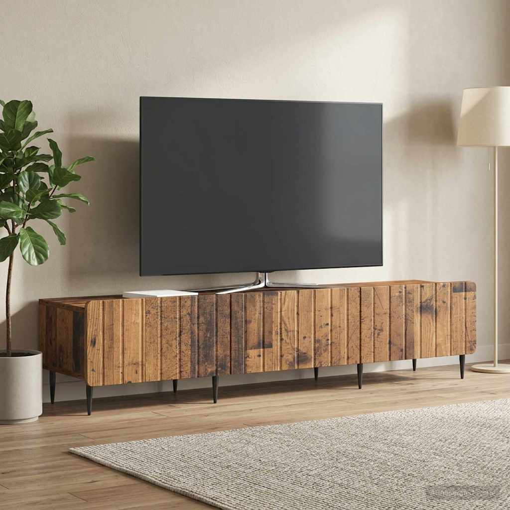 vidaXL TV Cabinet Old Wood 147 x 34.5 x 32 cm Engineered Wood