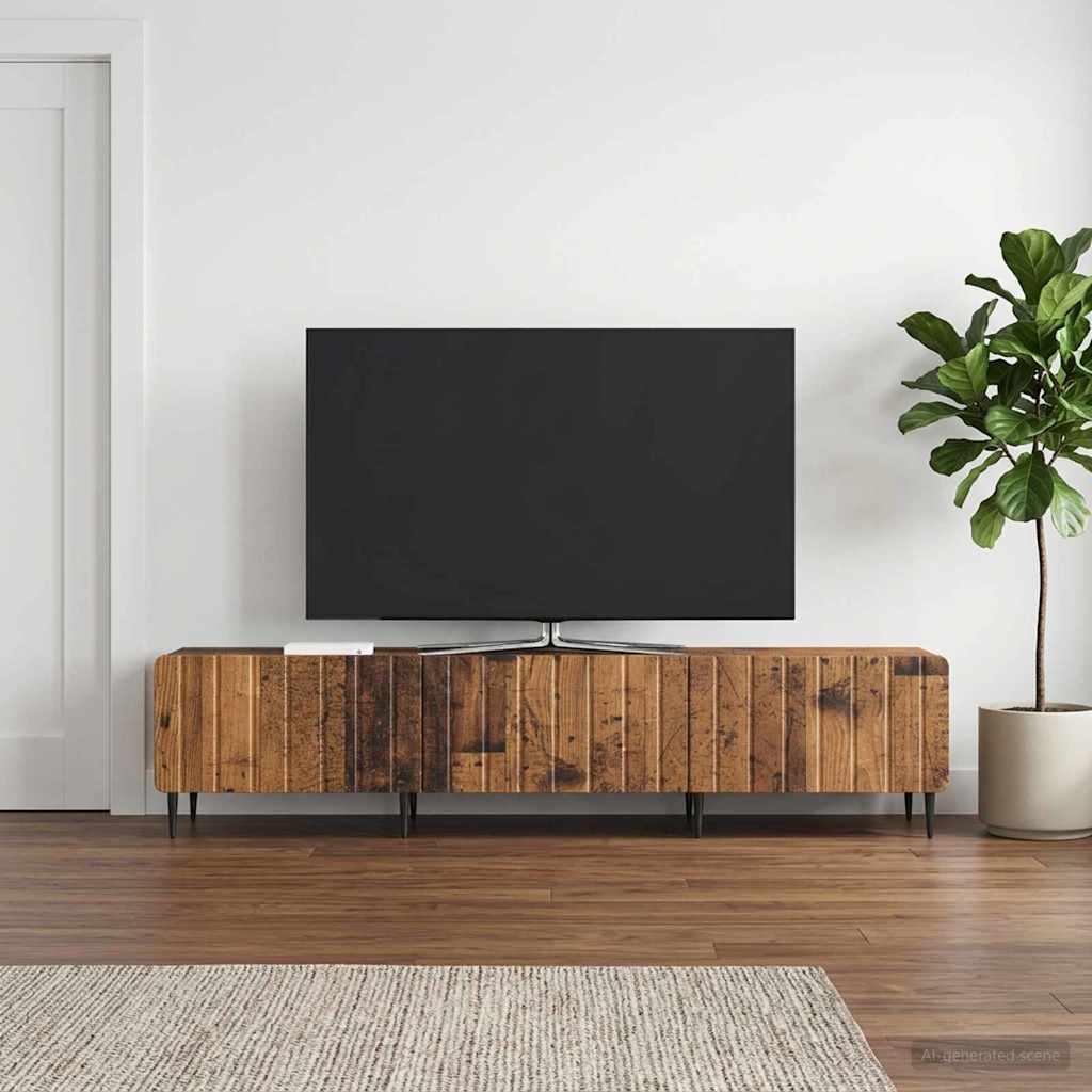 vidaXL TV Cabinet Old Wood 147 x 34.5 x 32 cm Engineered Wood