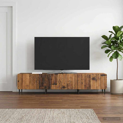 vidaXL TV Cabinet Old Wood 147 x 34.5 x 32 cm Engineered Wood