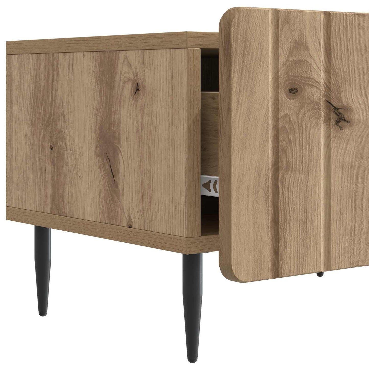 vidaXL TV Cabinet 147 x 34.5 x 32 cm Artisan Oak Engineered Wood