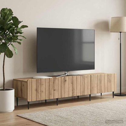 vidaXL TV Cabinet 147 x 34.5 x 32 cm Artisan Oak Engineered Wood