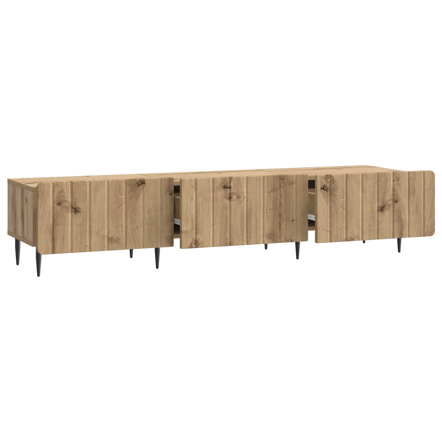 vidaXL TV Cabinet 147 x 34.5 x 32 cm Artisan Oak Engineered Wood
