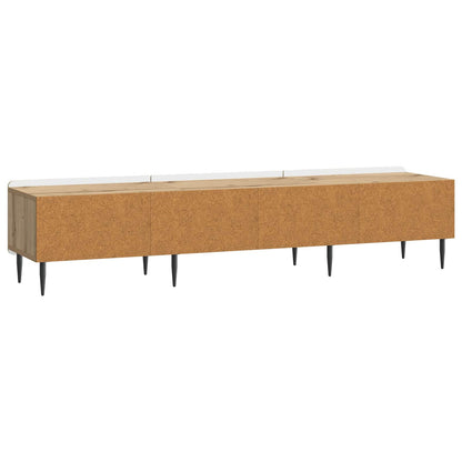 vidaXL TV Cabinet 147 x 34.5 x 32 cm Artisan Oak Engineered Wood