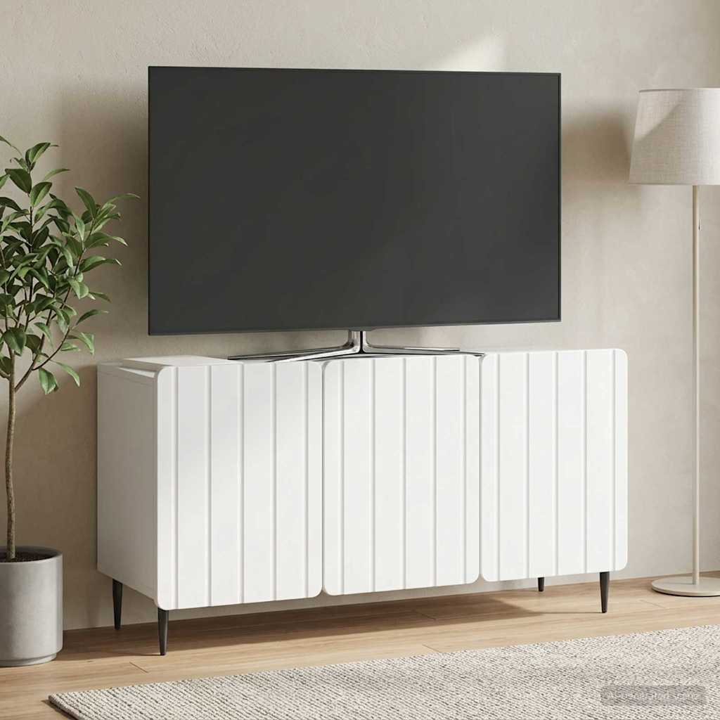 vidaXL TV Cabinet White 99 x 34.5 x 52 cm Engineered Wood