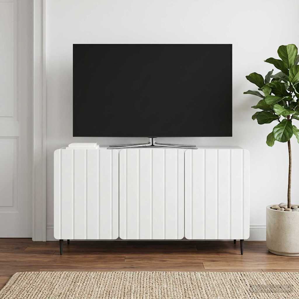 vidaXL TV Cabinet White 99 x 34.5 x 52 cm Engineered Wood