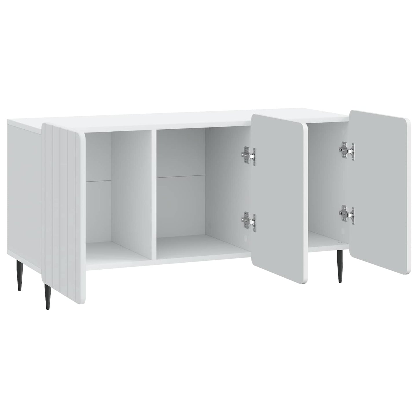 vidaXL TV Cabinet White 99 x 34.5 x 52 cm Engineered Wood