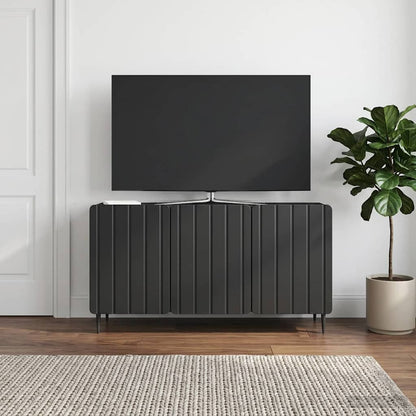 vidaXL TV Cabinet Black 99 x 34.5 x 52 cm Engineered Wood