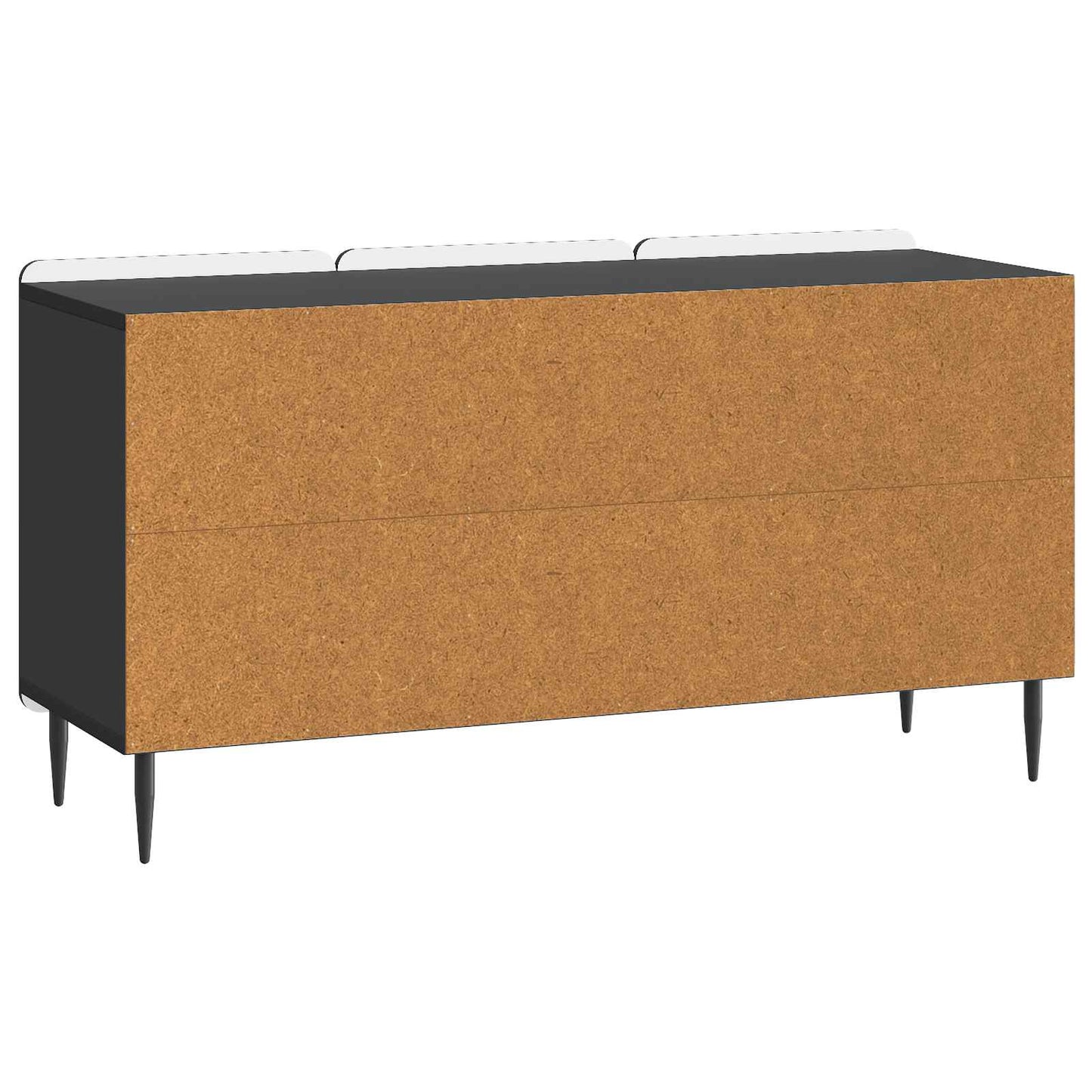 vidaXL TV Cabinet Black 99 x 34.5 x 52 cm Engineered Wood