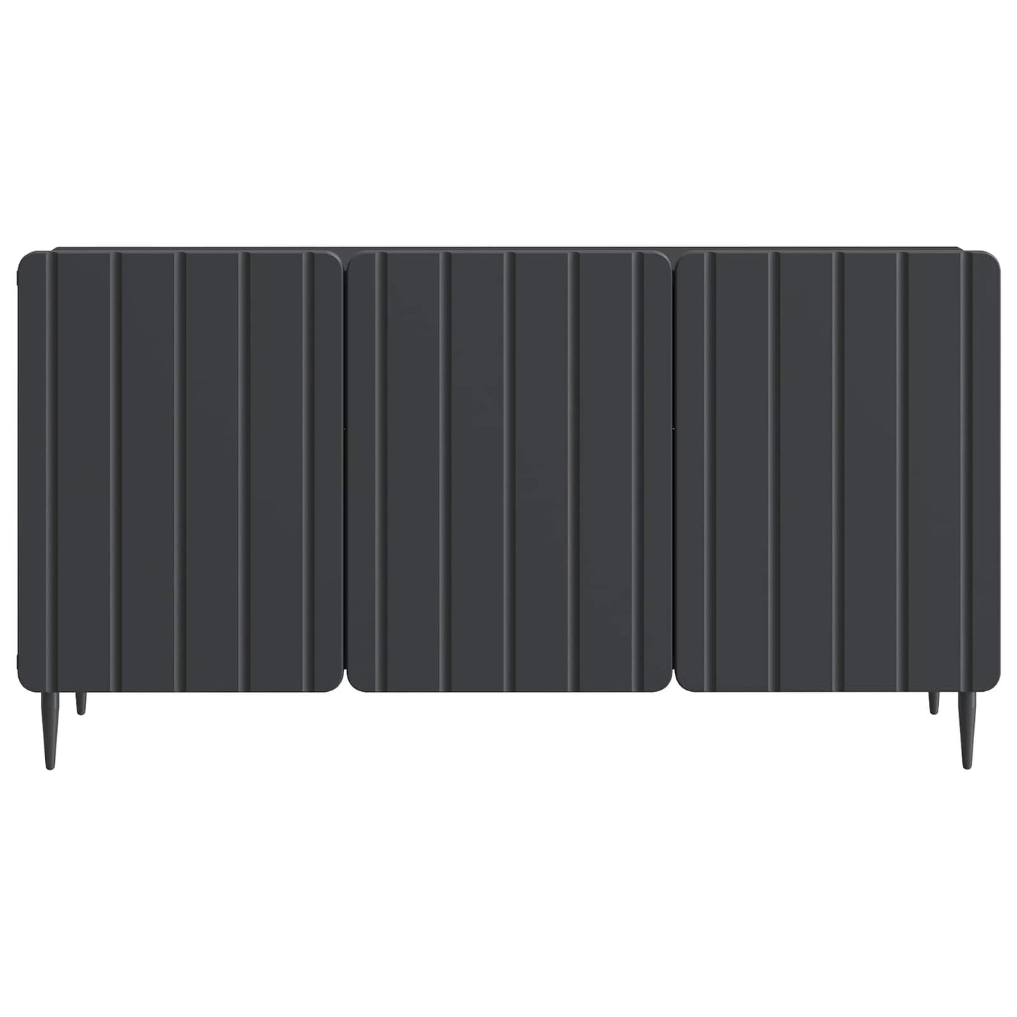 vidaXL TV Cabinet Black 99 x 34.5 x 52 cm Engineered Wood