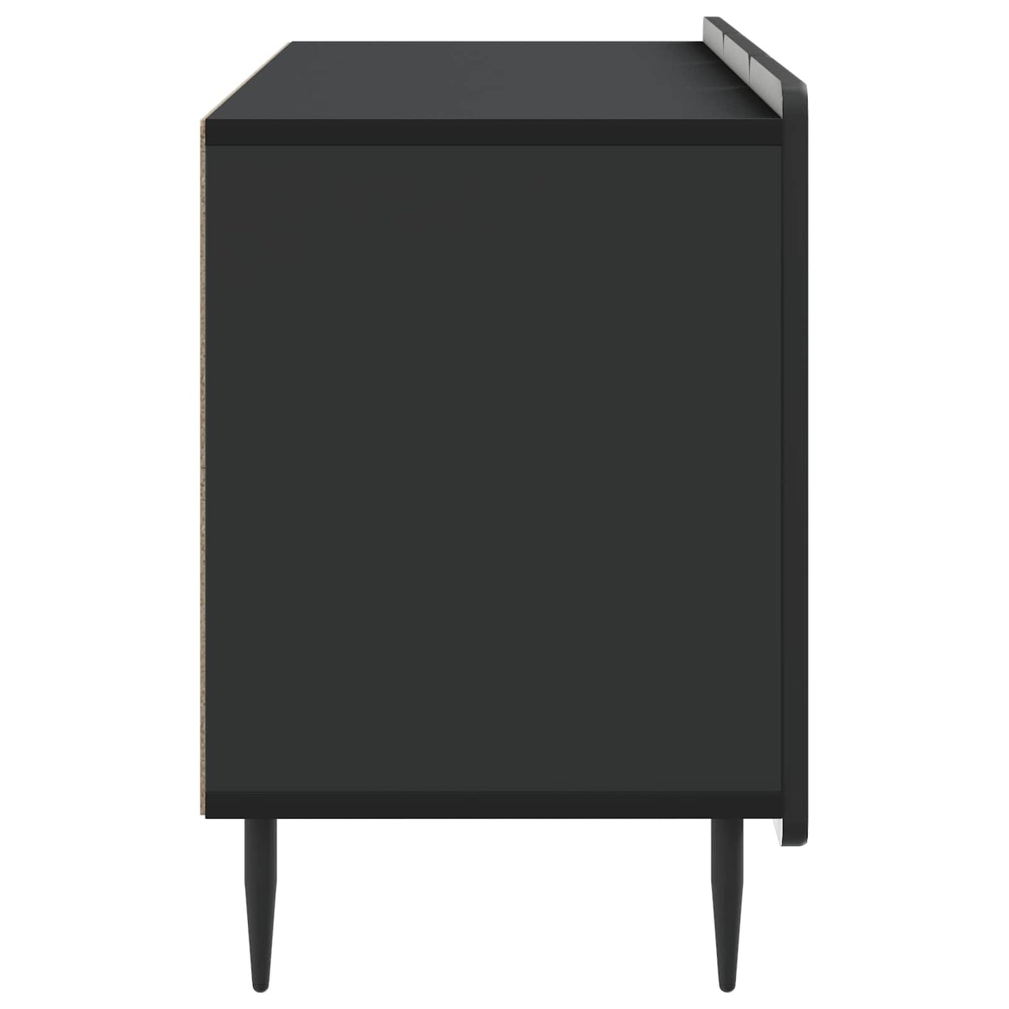 vidaXL TV Cabinet Black 99 x 34.5 x 52 cm Engineered Wood