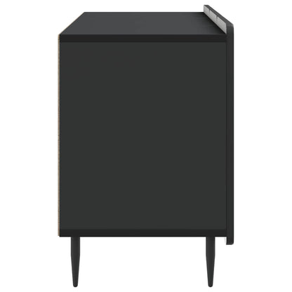 vidaXL TV Cabinet Black 99 x 34.5 x 52 cm Engineered Wood