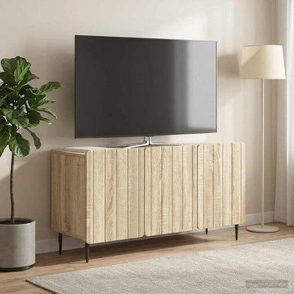 vidaXL TV Cabinet Sonoma Oak 99 x 34.5 x 52 cm Engineered Wood
