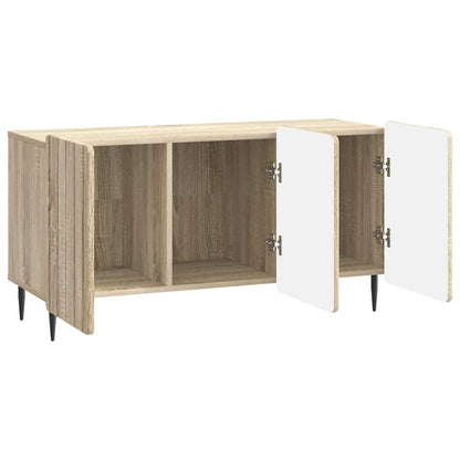 vidaXL TV Cabinet Sonoma Oak 99 x 34.5 x 52 cm Engineered Wood