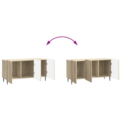 vidaXL TV Cabinet Sonoma Oak 99 x 34.5 x 52 cm Engineered Wood