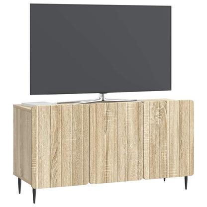 vidaXL TV Cabinet Sonoma Oak 99 x 34.5 x 52 cm Engineered Wood