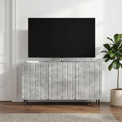 vidaXL TV Cabinet Concrete Grey 99 x 34.5 x 52 cm Engineered Wood