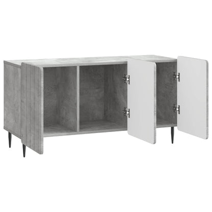 vidaXL TV Cabinet Concrete Grey 99 x 34.5 x 52 cm Engineered Wood