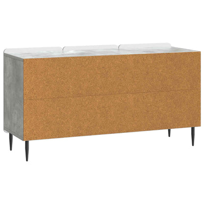 vidaXL TV Cabinet Concrete Grey 99 x 34.5 x 52 cm Engineered Wood