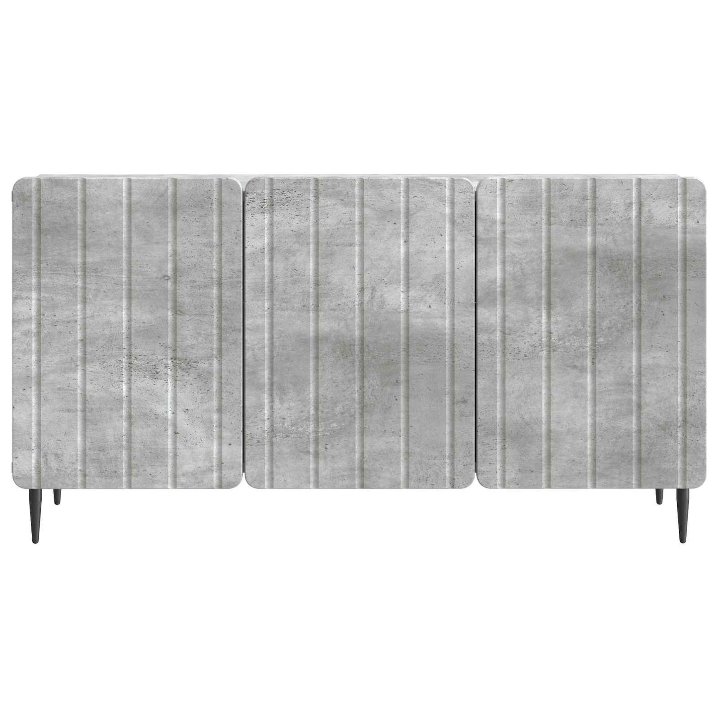 vidaXL TV Cabinet Concrete Grey 99 x 34.5 x 52 cm Engineered Wood