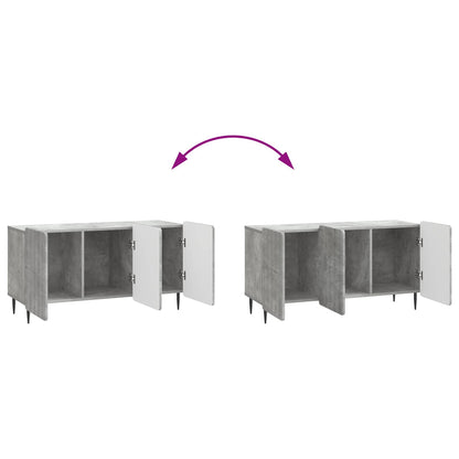 vidaXL TV Cabinet Concrete Grey 99 x 34.5 x 52 cm Engineered Wood
