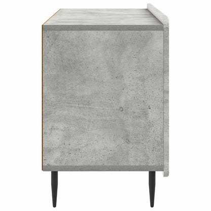 vidaXL TV Cabinet Concrete Grey 99 x 34.5 x 52 cm Engineered Wood