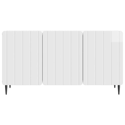 vidaXL TV Cabinet High Gloss White 99 x 34.5 x 52 cm Engineered Wood