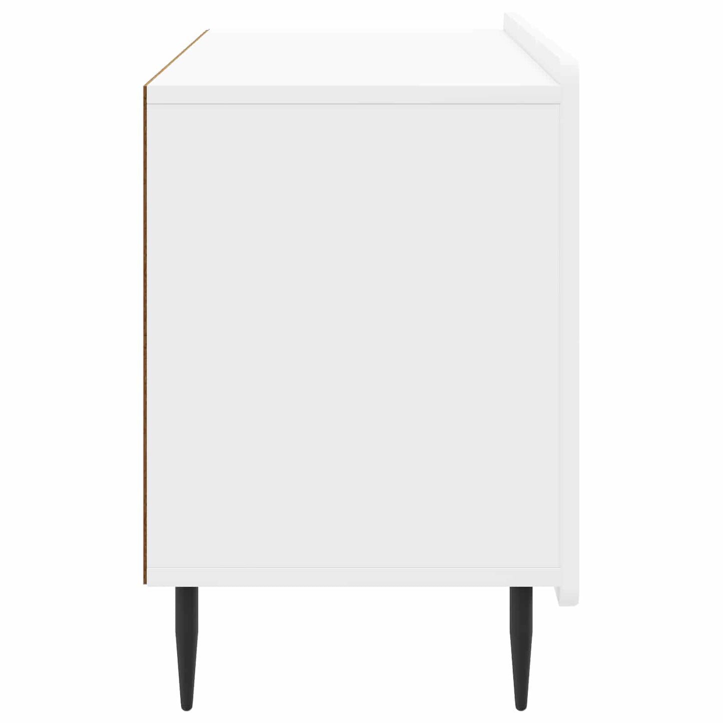 vidaXL TV Cabinet High Gloss White 99 x 34.5 x 52 cm Engineered Wood