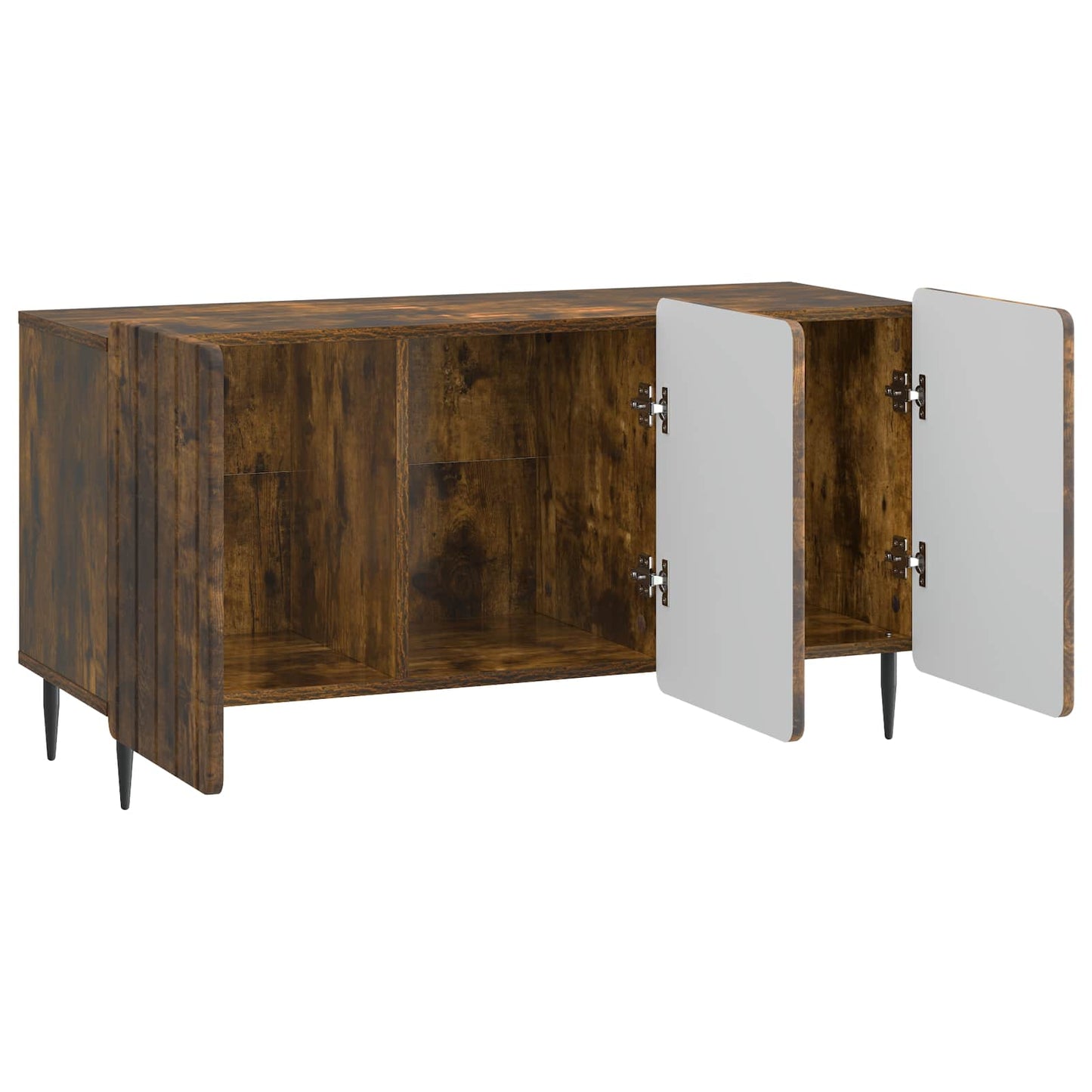 vidaXL TV Cabinet Smoked Oak 99 x 34.5 x 52 cm Engineered Wood