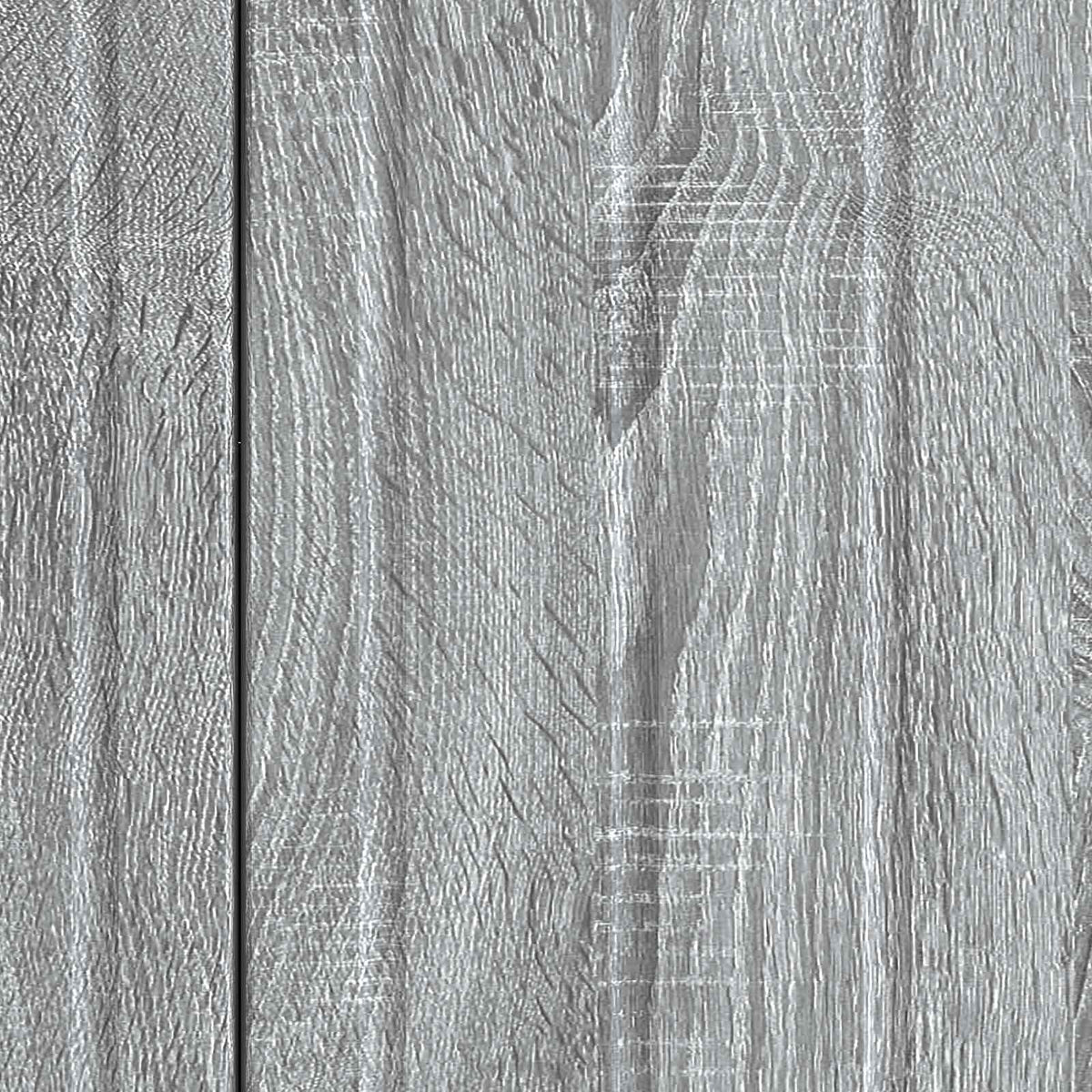 vidaXL TV Cabinet 99 x 34.5 x 52 cm Grey Sonoma Engineered Wood