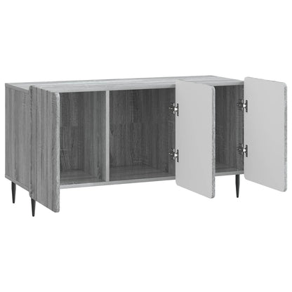 vidaXL TV Cabinet Grey Sonoma 99 x 34.5 x 52 cm Engineered Wood