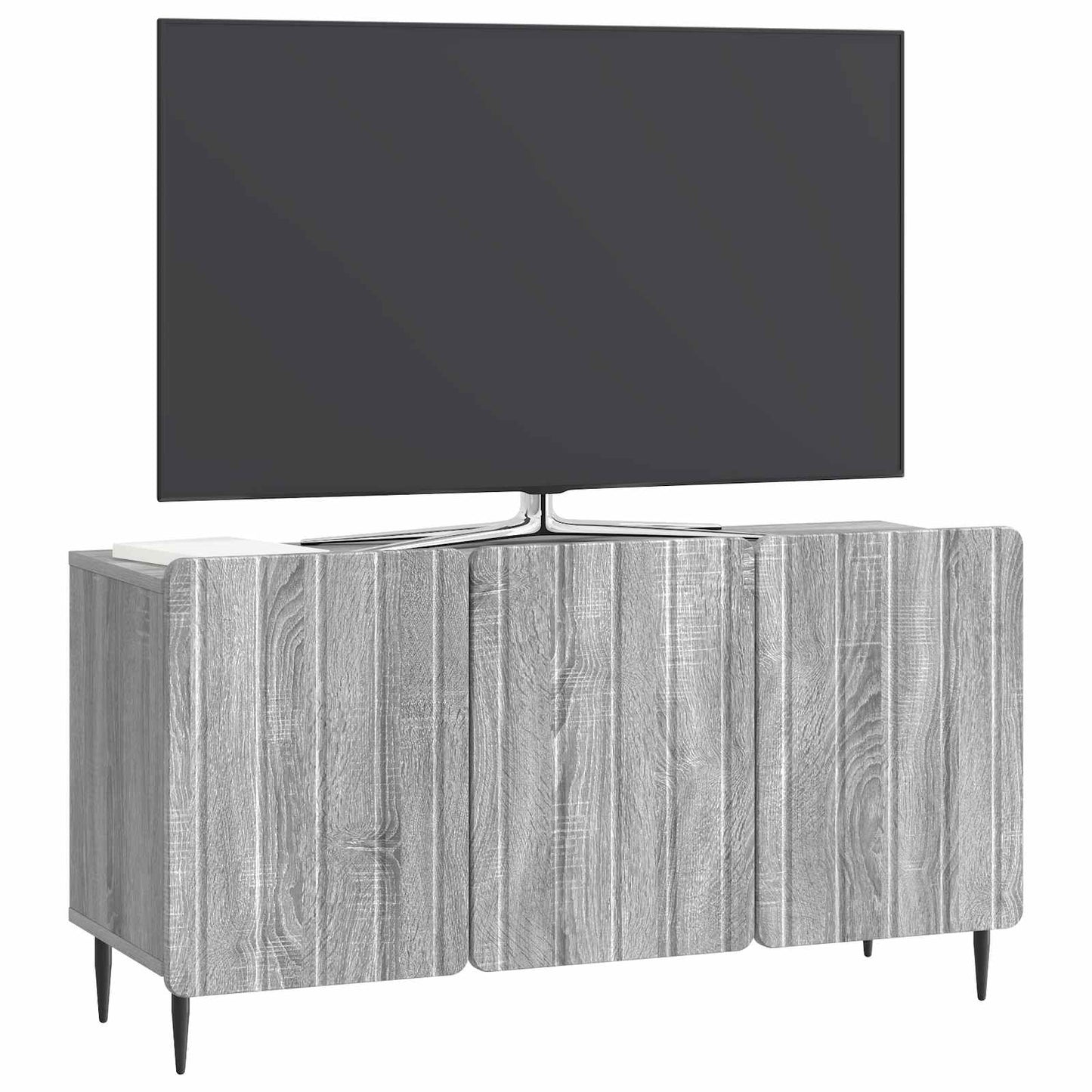 vidaXL TV Cabinet Grey Sonoma 99 x 34.5 x 52 cm Engineered Wood