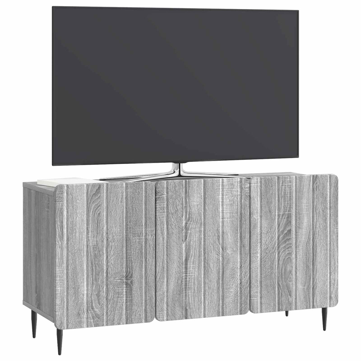 vidaXL TV Cabinet 99 x 34.5 x 52 cm Grey Sonoma Engineered Wood