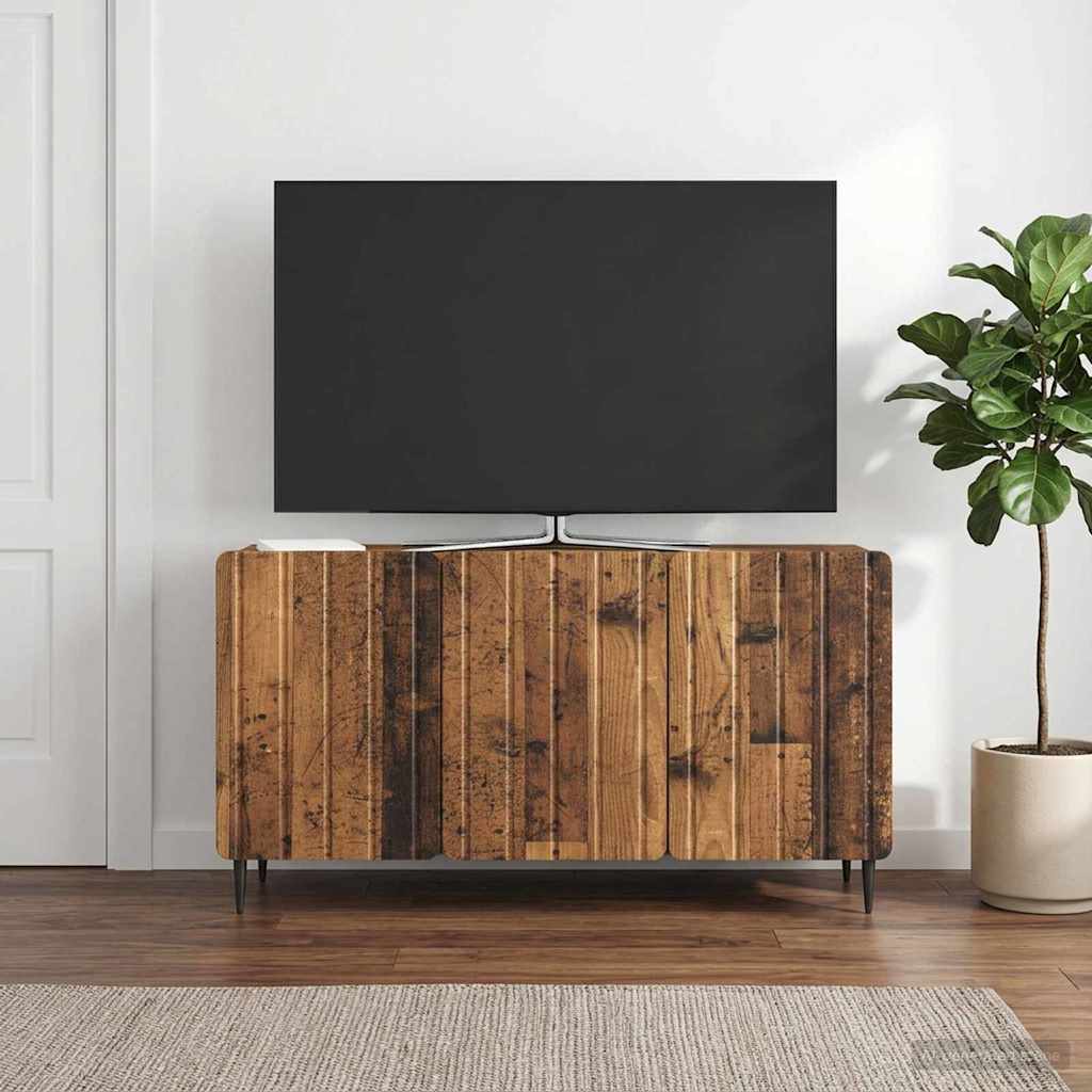 vidaXL TV Cabinet Old Wood 99 x 34.5 x 52 cm Engineered Wood