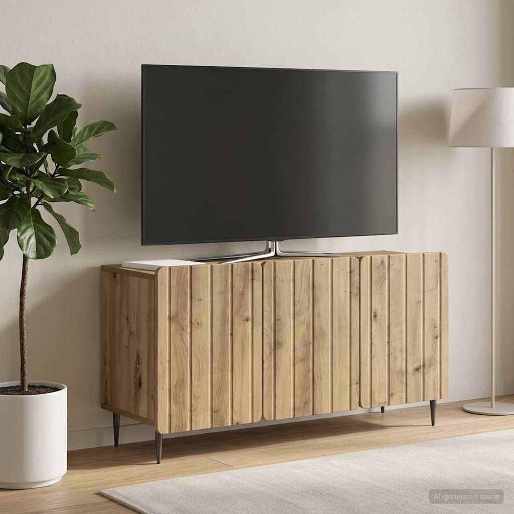 vidaXL TV Cabinet 99 x 34.5 x 52 cm Artisan Oak Engineered Wood