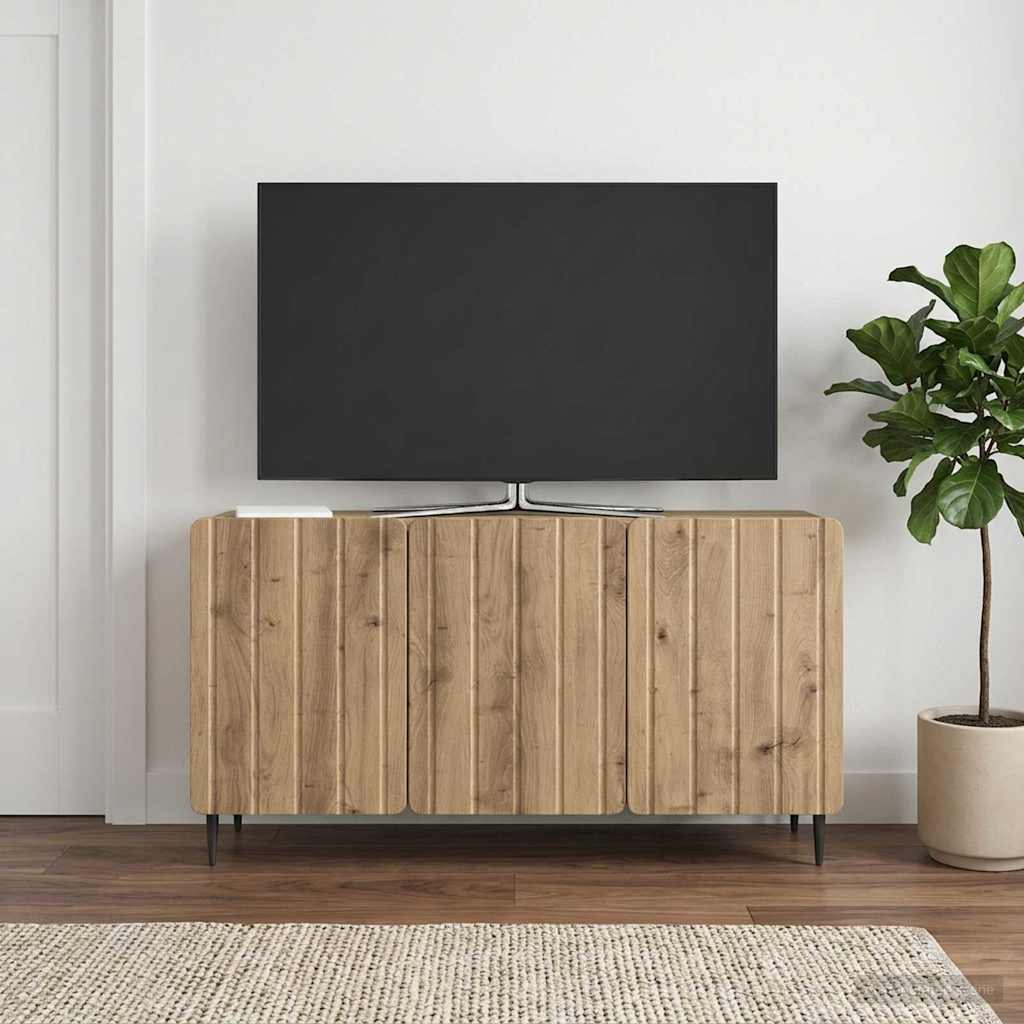 vidaXL TV Cabinet 99 x 34.5 x 52 cm Artisan Oak Engineered Wood