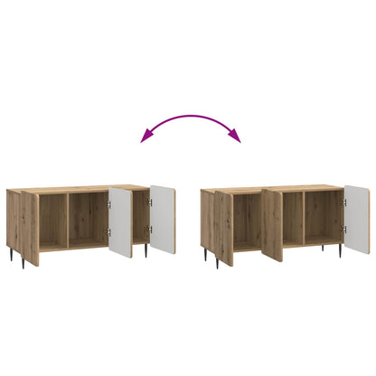 vidaXL TV Cabinet 99 x 34.5 x 52 cm Artisan Oak Engineered Wood