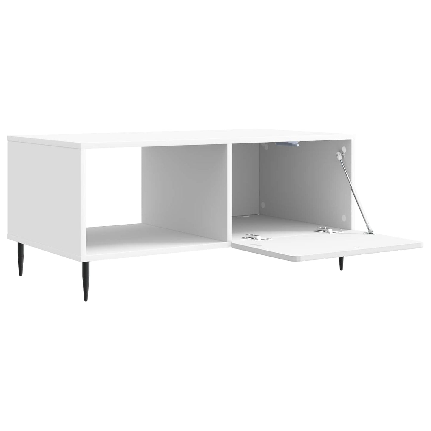 vidaXL Coffee Table White 90 x 50 x 40 cm Engineered Wood