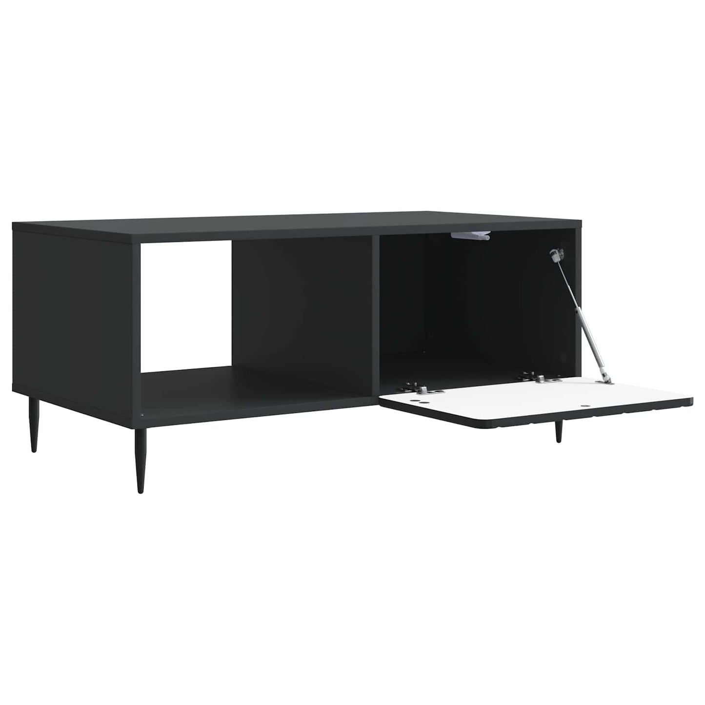 vidaXL Coffee Table Black 90 x 50 x 40 cm Engineered Wood