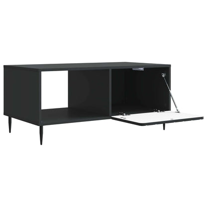 vidaXL Coffee Table Black 90 x 50 x 40 cm Engineered Wood