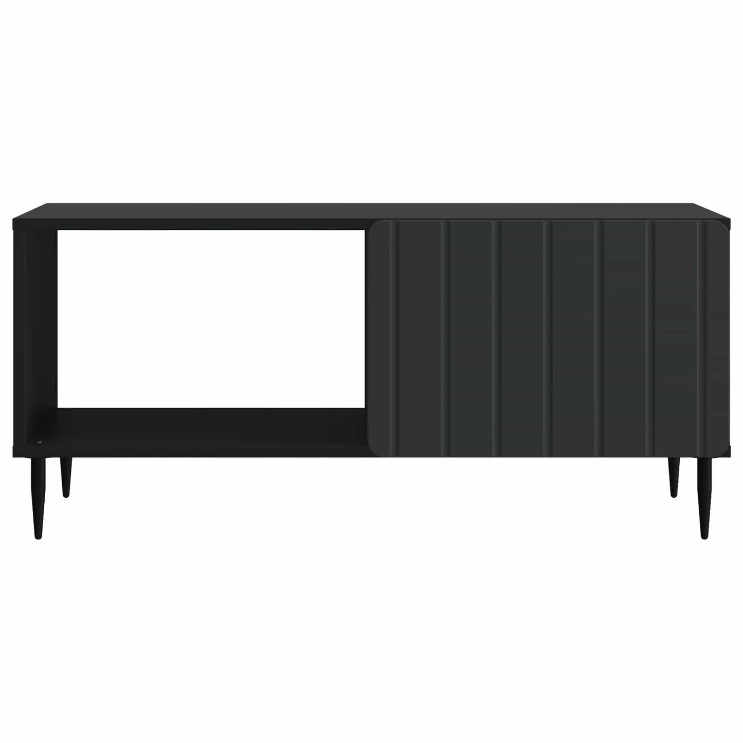 vidaXL Coffee Table Black 90 x 50 x 40 cm Engineered Wood