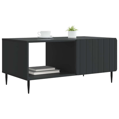 vidaXL Coffee Table Black 90 x 50 x 40 cm Engineered Wood