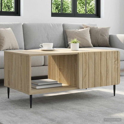 vidaXL Coffee Table Sonoma Oak 90 x 50 x 40 cm Engineered Wood